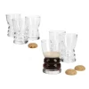 6tlgSet Barista-GlÃ¤ser Espresso Tee Kaffee 120ml Glas Theke Mini-Bar Servier-Geschirr Tafel Gastro