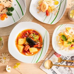 VEWEET Porzellan Tafelservice 'Aviva' 100-teilig Set, Kombiservice Mit Dessertteller, Speiseteller, Suppenteller, MÃ¼slischalen, Kaffeebecher, Kaffeetassen Set, Eierbecher, Milch- Und Zuckerset -Kaffee VerkÃ¤ufe 0800e13214798d873a478ea309e3ec86