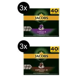 JACOBS Lungo 8 + Espresso 10 Nespresso®* Kompatibel - 240 Kapseln XXL-Pack 9 JACOBS Lungo 8 + Espresso 10 Nespresso®* Kompatibel - 240 Kapseln XXL-Pack -Kaffee Verkäufe 083f988687f885ad580e5cb37567d764
