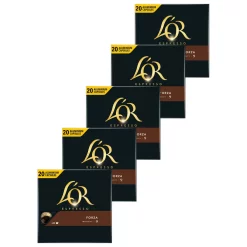 L'OR Kapseln Forza 9 Espresso 5 X 20 NespressoÂ®* Kompatible Kaffeekapseln