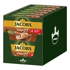 JACOBS LÃ¶skaffee 3in1 Classic LÃ¶slicher Kaffee 12 X 10+2 Sticks Instantkaffee