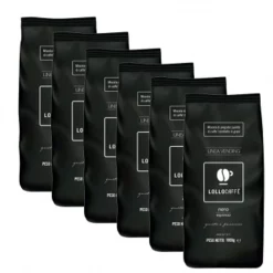 Kaffeebohnen Espresso Schwarz Lollo CaffÃ¨ 1 Kg X 6 - Lollo CaffÃ¨