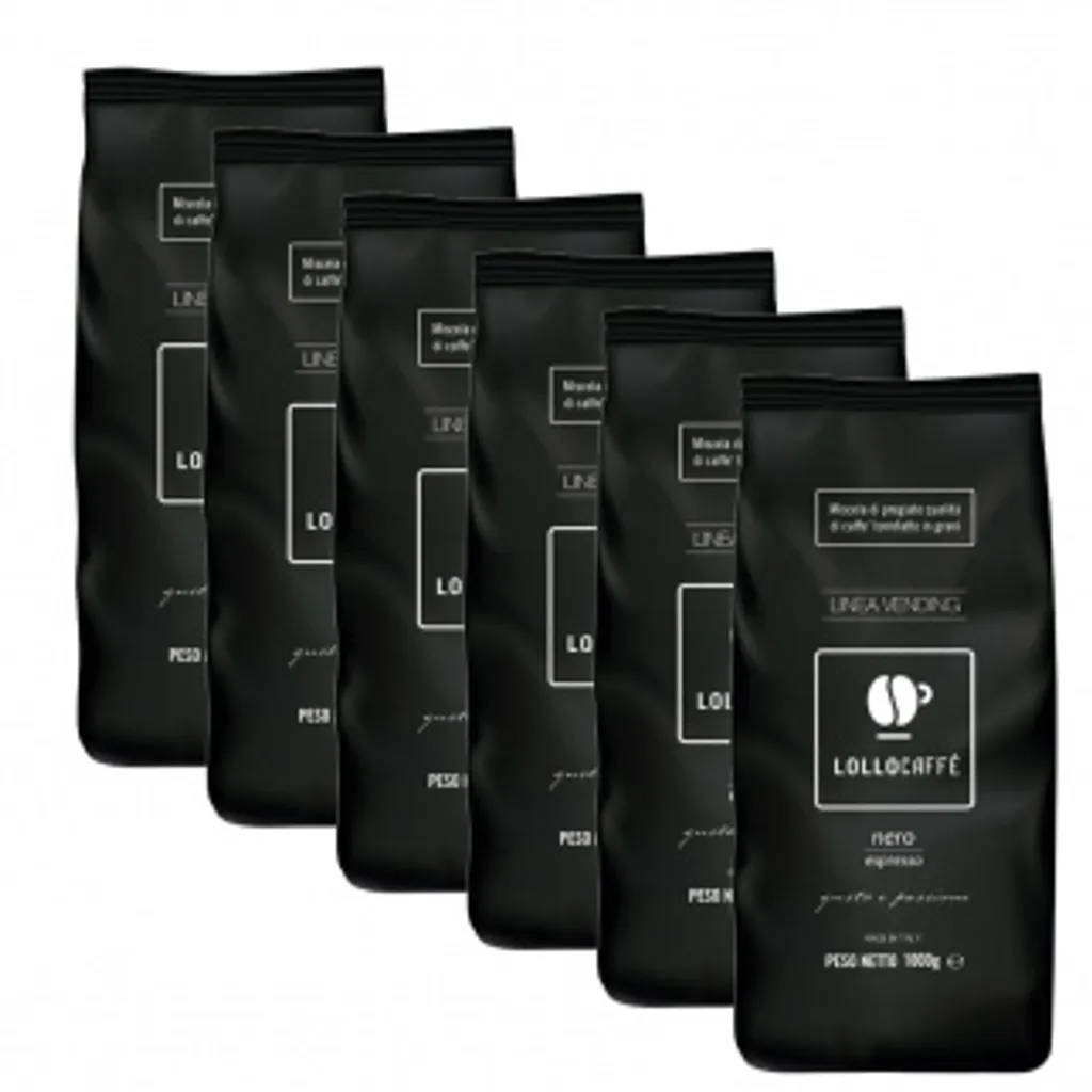 Kaffeebohnen Espresso Schwarz Lollo Caffè 1 Kg X 6 - Lollo Caffè 3 Kaffeebohnen Espresso Schwarz Lollo Caffè 1 Kg X 6 - Lollo Caffè