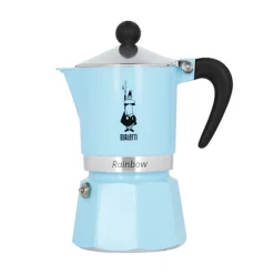 Bialetti Rainbow, Italienische Espresso-Kaffeemaschine, Aluminium, 3 Tassen, Blau 8 Bialetti Rainbow, Italienische Espresso-Kaffeemaschine, Aluminium, 3 Tassen, Blau -Kaffee Verkäufe 174ee72e6530517b7fadd7e18233d78e