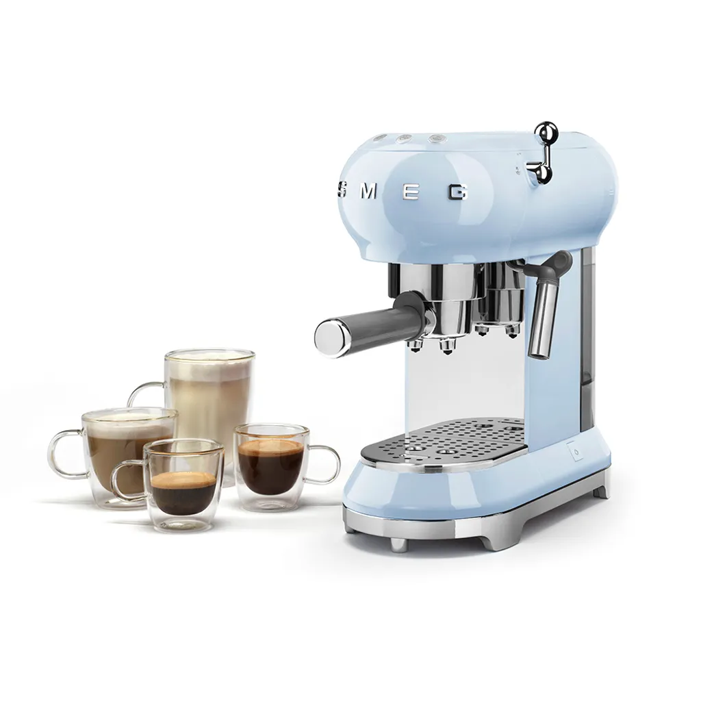 SMEG Espresso Kaffeemaschine Pastell Blau ECF01PBE 6 SMEG Espresso Kaffeemaschine Pastell Blau ECF01PBE – Bild 4