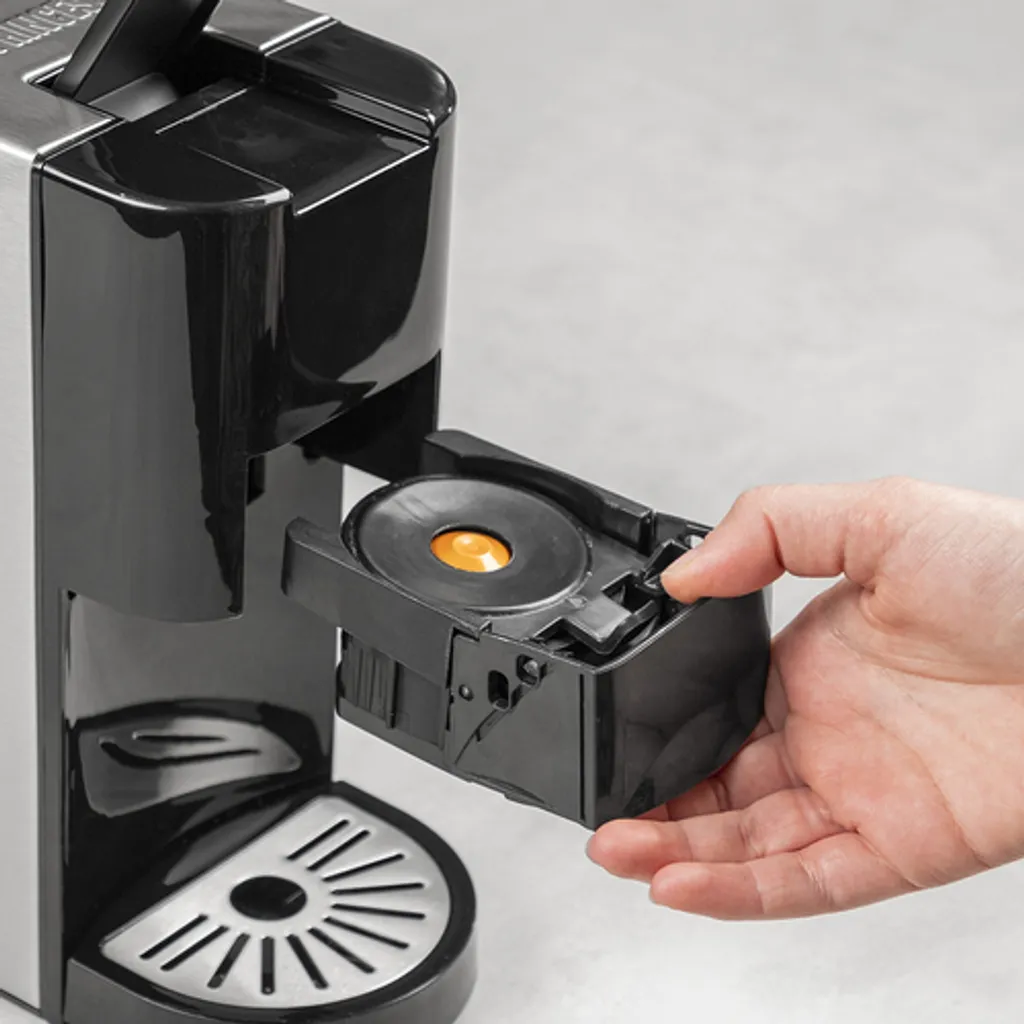 Princess 4-in-1 Multi-Kapsel-Kaffeemaschine 1450W 0,8L Schwarz Silbern 16 Princess 4-in-1 Multi-Kapsel-Kaffeemaschine 1450W 0,8L Schwarz Silbern – Bild 14