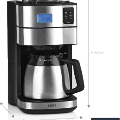 BEEM FRESH-AROMA-PERFECT II Filterkaffeemaschine Mit Mahlwerk - Thermo Kaffeemaschine Filterkaffeemaschine 10 Tassen Timer Thermoskanne Edelstahl -Kaffee VerkÃ¤ufe 1d25da23d2b3c25097e6c908222a45d5