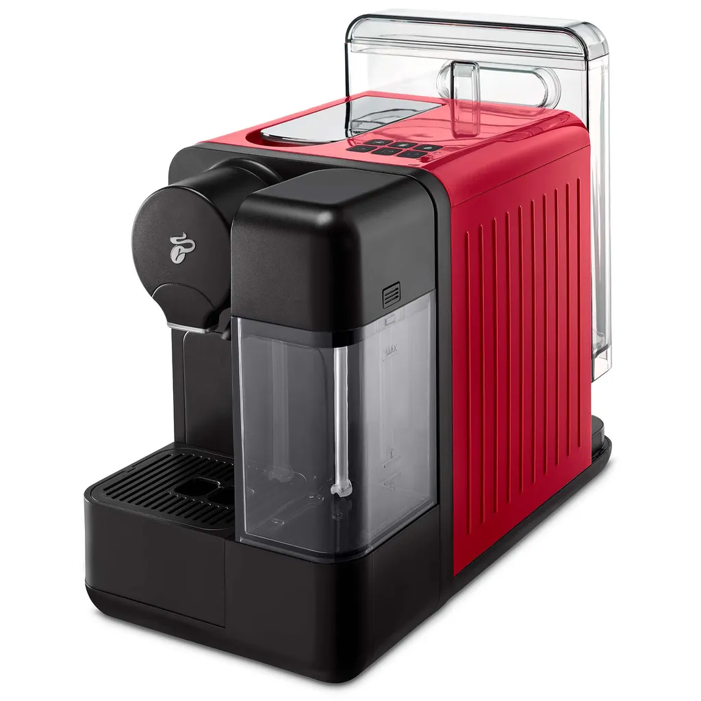 Tchibo Cafissimo Milk Kaffeemaschine Kapselmaschine Inkl. 30 Kapseln Für Caffè Crema, Espresso, Kaffee Und Milchspezialitäten, Rot 5 Tchibo Cafissimo Milk Kaffeemaschine Kapselmaschine Inkl. 30 Kapseln Für Caffè Crema, Espresso, Kaffee Und Milchspezialitäten, Rot – Bild 3