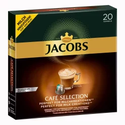 Jacobs CafÃ© Selection, Kaffeekapseln, Nespresso Kompatibel, Kaffee, 20 Kapseln Ã¡ 5.2 G -Kaffee VerkÃ¤ufe 2402c966776832581f0cc7ea088ff656
