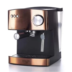 Adler Espressomaschine | Kaffeemaschine | MilchaufschÃ¤umer | Cappuccinomaschine | SiebtrÃ¤ger Espressomaschine | Elektrische Espressomaschine | Bronze Design | 1,6L Wassertank | 850 Watt |15 Bar | -Kaffee VerkÃ¤ufe 27be65cfebb11596b931b6fb949ec2a1