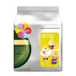 TASSIMO Jacobs CaffÃ¨ Crema Mild XL 5er Pack T Discs Kaffee Kapseln 5x16 GetrÃ¤nke -Kaffee VerkÃ¤ufe 299ea6f719ac0ff84aee7b4c7cad8443