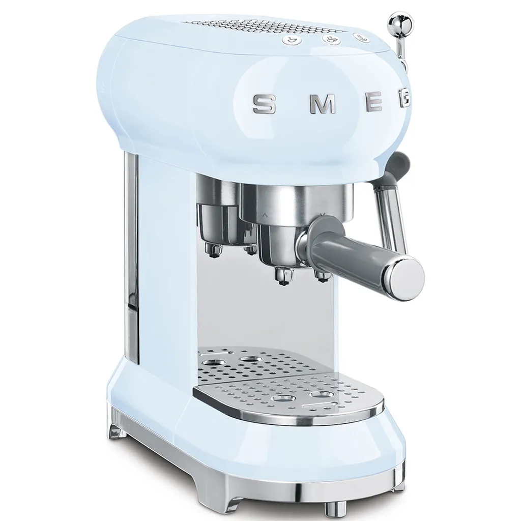 SMEG Espresso Kaffeemaschine Pastell Blau ECF01PBE 4 SMEG Espresso Kaffeemaschine Pastell Blau ECF01PBE – Bild 2
