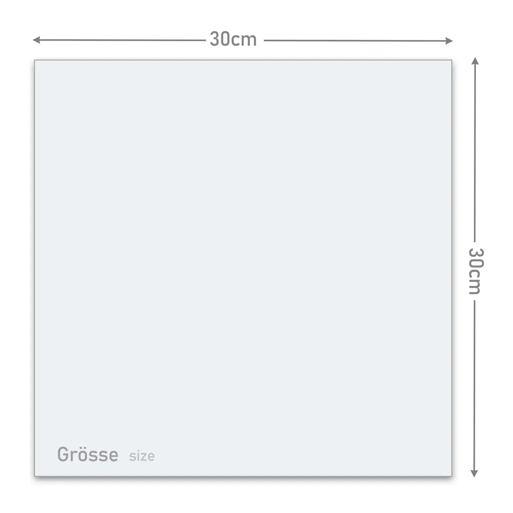 Wanduhr Aus Glas Mit Motiv Gebäck Und Kaffee - Quadratisch Breite 30 Cm, Höhe 30 Cm Und Quarzuhrwerk 8 Wanduhr Aus Glas Mit Motiv Gebäck Und Kaffee - Quadratisch Breite 30 Cm, Höhe 30 Cm Und Quarzuhrwerk – Bild 6