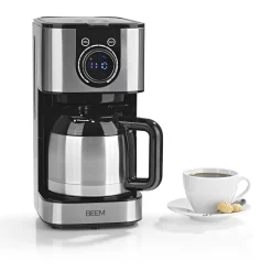 BEEM FRESH-AROMA-SWITCH Filterkaffeemaschine - Thermo Edelstahl 1 L Thermoskanne Bedienrad 24h-Timer 800 W FÃ¼r 4-8 Tassen Kaffeemaschine Timer -Kaffee VerkÃ¤ufe 31144091f81c61c0b937227dff3944a5