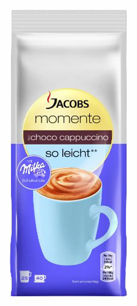 Jacobs Choco Cappuccino Kaffee So Leicht Nachfüllbeutel 400g 3 Jacobs Choco Cappuccino Kaffee So Leicht Nachfüllbeutel 400g
