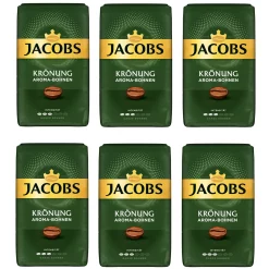 JACOBS Kaffeebohnen KrÃ¶nung Aroma-Bohnen 6x500g Ganze Kaffee Bohnen GerÃ¶stet