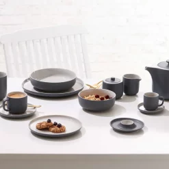 Kaffee- Und Tafelservice 42 Tlg. Jasper Grau