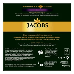 Jacobs Lungo 8 Intenso, Kaffeekapseln, Nespresso Kompatibel, Kaffee, 200 Kapseln, Ã¡ 5.2 G -Kaffee VerkÃ¤ufe 3f95c878483bc77239e88bbc1b1dc252