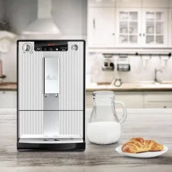 MELITTA E950-666 - Automatische Kaffeemaschine Solo Pure Silver - 1400 W - 3 IntensitÃ¤tseinstellungen - 125 G BohnenbehÃ¤lter -Kaffee VerkÃ¤ufe 416fd94dd8e909a2a78502c09ff0c5f2