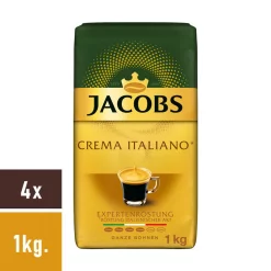 JACOBS Kaffeebohnen ExpertenrÃ¶stung Crema Italiano 4x1kg Ganze Kaffee Bohnen -Kaffee VerkÃ¤ufe 4500c6e2c0848b6d159e2b269f386b13