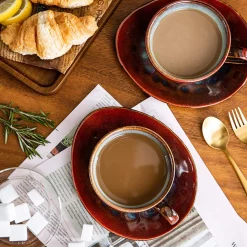 Vancasso Kaffeeservice Â»STARRYÂ« 8-tlg Steinzeug Kaffeeset Mit Kaffeetasse, Untertasse -Kaffee VerkÃ¤ufe 45b2489dfce232c8f7911f1dcdc36e49