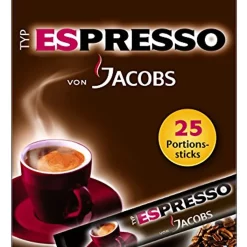 Jacobs Typ Espresso Sticks | LÃ¶slicher Kaffee | 25 Portionen -Kaffee VerkÃ¤ufe 488f1480f0411036b58a4f153a7f2a67