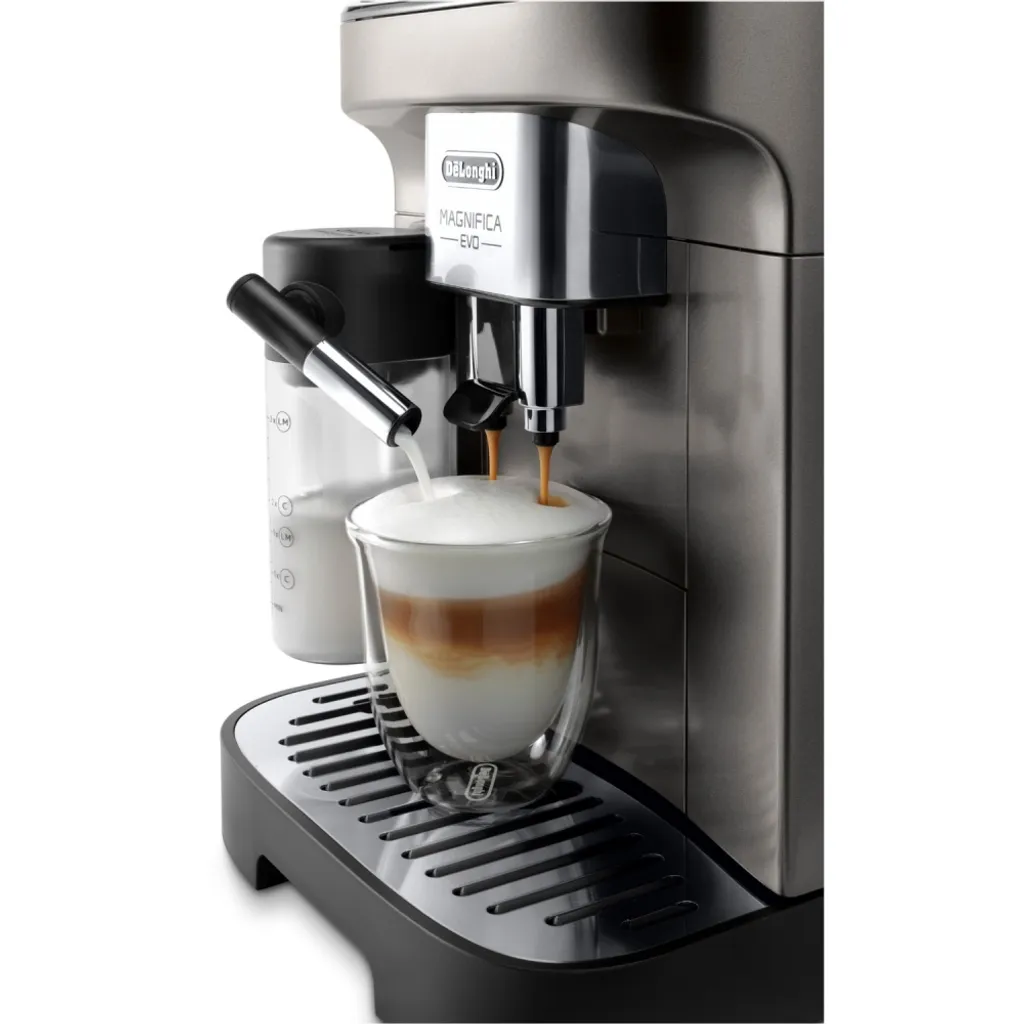 De'Longhi DeLonghi ECAM 290.81.TB Magnifica Evo Milk - Kaffee-Vollautomat - Titanium/schwarz 5 De'Longhi DeLonghi ECAM 290.81.TB Magnifica Evo Milk - Kaffee-Vollautomat - Titanium/schwarz – Bild 3