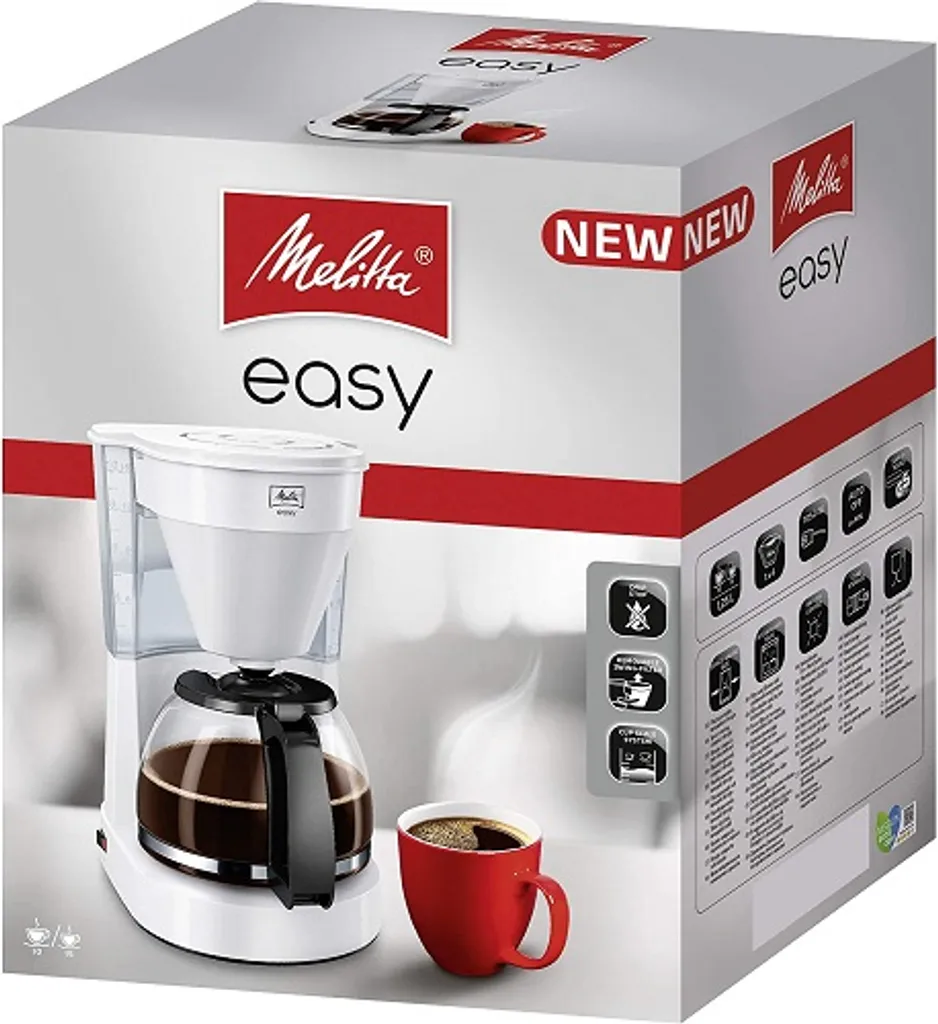 Melitta Kaffeemaschine "EASY II" Weiß Für 10 Tassen 5 Melitta Kaffeemaschine "EASY II" Weiß Für 10 Tassen – Bild 3