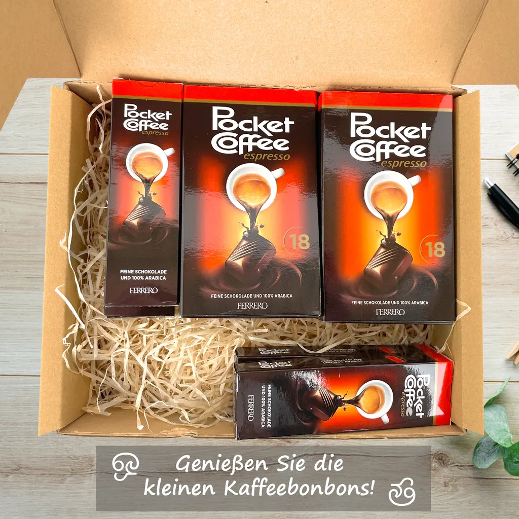 Genussleben Box Mit 700g Ferrero Pocket Coffee Espresso 5 Genussleben Box Mit 700g Ferrero Pocket Coffee Espresso – Bild 3