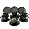 18-tlg. Kaffee-Service Lampart Nero 6 Personen I Tasse + Untertasse + Teller 2 18-tlg. Kaffee-Service Lampart Nero 6 Personen I Tasse + Untertasse + Teller -Kaffee Verkäufe 55c6d2c94e51f289ce33615a428ea18f