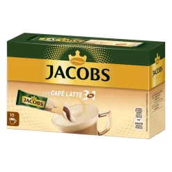 Jacobs 3in1 Sticks CafÃ© Latte | LÃ¶slicher Kaffee | 10 Portionen