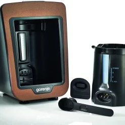 Gorenje ATCM730T, Türkische Kaffeemaschine, 0,27 L, Gemahlener Kaffee, 730 W, Schwarz, Braun