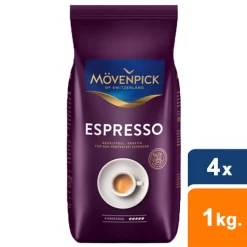 MÃ¶venpick - Espresso Bohnen - 4x 1kg