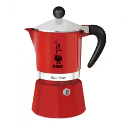 Bialetti Rainbow, Italienische Espresso-Kaffeemaschine, Aluminium, 3 Tassen, Rot -Kaffee VerkÃ¤ufe 6455f031ecd3314a43ae653d5e703f0f
