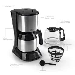 Kaffeemaschine Filter Kaffeemaschine 10 Tassen Thermoskanne Edelstahl Glaskanne 23 Kaffeemaschine Filter Kaffeemaschine 10 Tassen Thermoskanne Edelstahl Glaskanne -Kaffee Verkäufe 67e0157b0baa77a8f360e00ee2a88e61