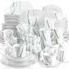 VEWEET Porzellan Tafelservice 'Aviva' 100-teilig Set, Kombiservice Mit Dessertteller, Speiseteller, Suppenteller, MÃ¼slischalen, Kaffeebecher, Kaffeetassen Set, Eierbecher, Milch- Und Zuckerset -Kaffee VerkÃ¤ufe 6b1025858033083d8551858554c96768
