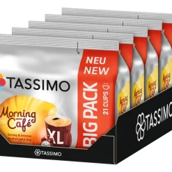 TASSIMO Morning CafÃ© XL 5er Pack T Discs Kaffee Kapseln 5 X 21 GetrÃ¤nke Big Pack