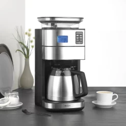 BEEM FRESH-AROMA-PERFECT II Filterkaffeemaschine Mit Mahlwerk - Thermo Kaffeemaschine Filterkaffeemaschine 10 Tassen Timer Thermoskanne Edelstahl -Kaffee VerkÃ¤ufe 6f1f95eec4b4579a8cb1c1e36443c7ee