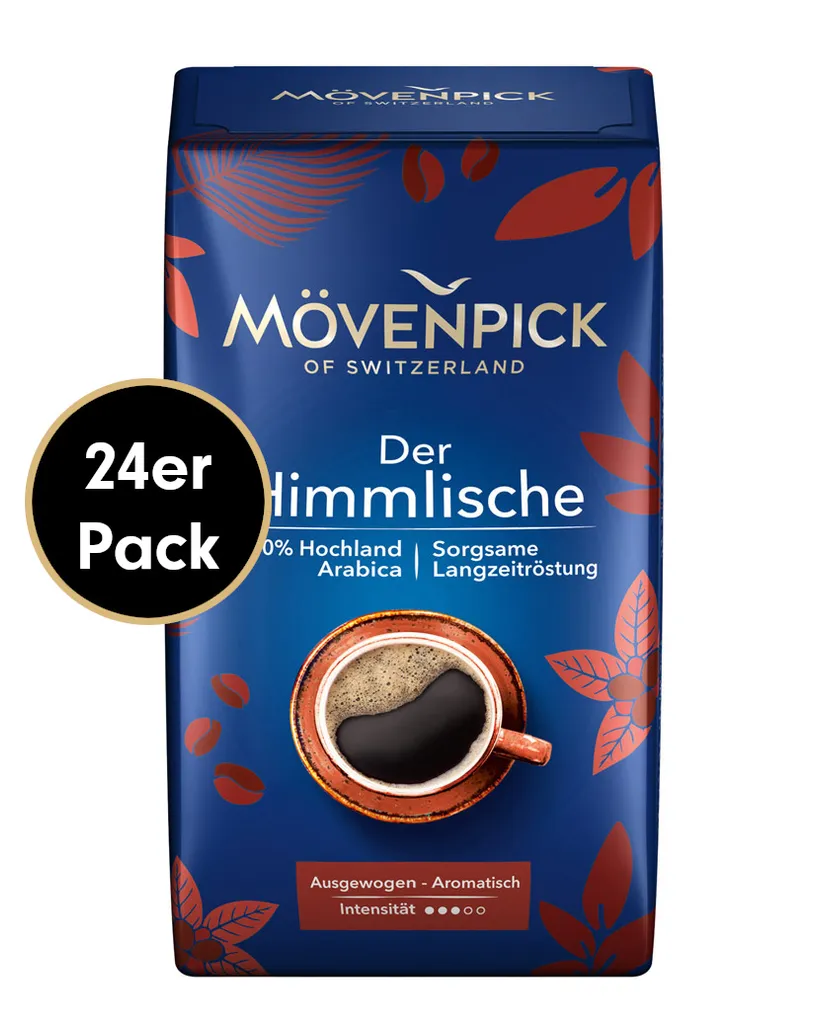 Kaffee-Mega-Sparpaket DER HIMMLISCHE Von Mövenpick, 24x500g Gemahlen 3 Kaffee-Mega-Sparpaket DER HIMMLISCHE Von Mövenpick, 24x500g Gemahlen