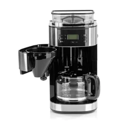 Barista Kaffeemaschine Mahlwerk 900W Edelstahl/Schwarz 12 Tassen Permanentfilter -Kaffee VerkÃ¤ufe 76e4d4e3ba89a33f0fd6b913dcc2bd85