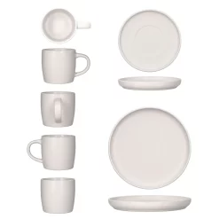 18tlg. Kaffeeservice Lea 6 Personen Kuchenteller Kaffee-Tasse WeiÃŸ Steingut -Kaffee VerkÃ¤ufe 79b47fa40195e91858b2bc8598d1f063