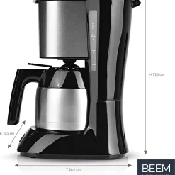 BEEM Filter Kaffeemaschine Thermo Permanentfilter 900W Filterkaffee Edelstahl -Kaffee VerkÃ¤ufe 7f9c278eaf1a83a00bf18df86a740171