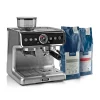 BEEM ESPRESSO-GRIND-PROFESSION Espresso-SiebtrÃ¤germaschine Mit Mahlwerk + 1x ESPRESSO PERFETTO Ganze Bohne + 1x CAFÃ‰ CREMA Ganze Bohne Espressomaschine SiebtrÃ¤ger Maschine Barista Edelstahl Mit Mahlwerk Inkl Kaffee -Kaffee VerkÃ¤ufe 80c91695cd94efa8c1cbeb4c2a5be9ef