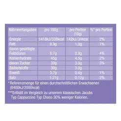 Jacobs Choco Cappuccino Kaffee So Leicht Nachfüllbeutel 400g 8 Jacobs Choco Cappuccino Kaffee So Leicht Nachfüllbeutel 400g -Kaffee Verkäufe 82f2d65041c217c7bf9bc4f64193b81c