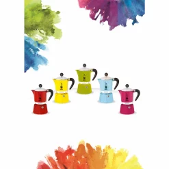 Bialetti Rainbow, Italienische Espresso-Kaffeemaschine, Aluminium, 3 Tassen, Rot -Kaffee VerkÃ¤ufe 84ac3c6d8c77367ced1a9213c887b074