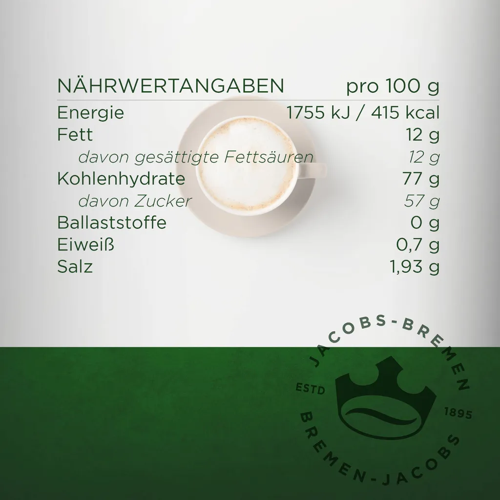 JACOBS Professional Löskaffee Typ Cappuccino Vanilla 10 X 1 Kg Löslicher Kaffee 7 JACOBS Professional Löskaffee Typ Cappuccino Vanilla 10 X 1 Kg Löslicher Kaffee – Bild 5