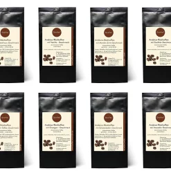 8 X Verschiedene Kaffee Mit Geschmack Als Kaffee Probierset Oder Kaffee Geschenkset - Gemahlen