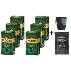 JACOBS Filterkaffee KrÃ¶nung Balance 6 X 500 G Kaffee Gemahlen + 1 Becher+ 1 Dose