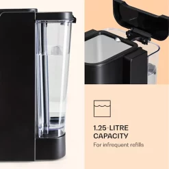 Klarstein Passionata 20 - Espressomaschine, Espresso-Automat, Kaffee-Maschine, 1350 Watt, 1,25 Liter, Automatischer Druckablass, Inkl. Milchschaum DÃ¼se FÃ¼r Zubereitung Von Cappuccino, Schwarz -Kaffee VerkÃ¤ufe 8a34309df2bd73ef54696387e09d0f7b