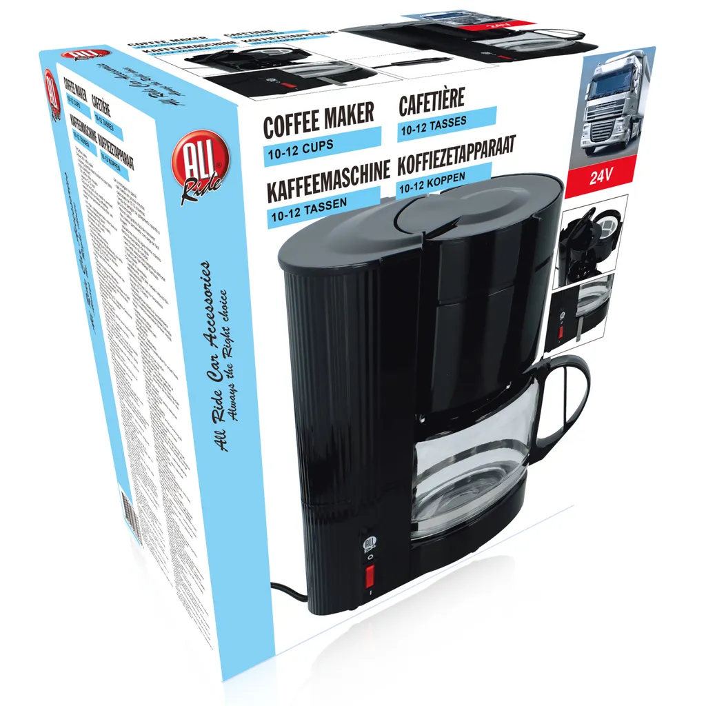 All Ride Reisekaffeemaschine 10 Bis 12 Tassen - Kaffeemaschine Mit Befestigungsmaterial - 24V - 300 Watt 7 All Ride Reisekaffeemaschine 10 Bis 12 Tassen - Kaffeemaschine Mit Befestigungsmaterial - 24V - 300 Watt – Bild 5